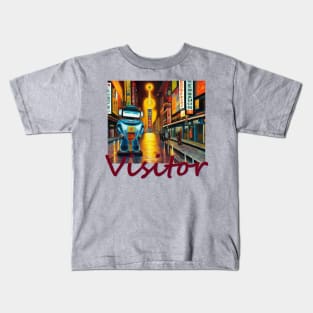 Japan Visitor in Osaka by Kana Kanjin Kids T-Shirt